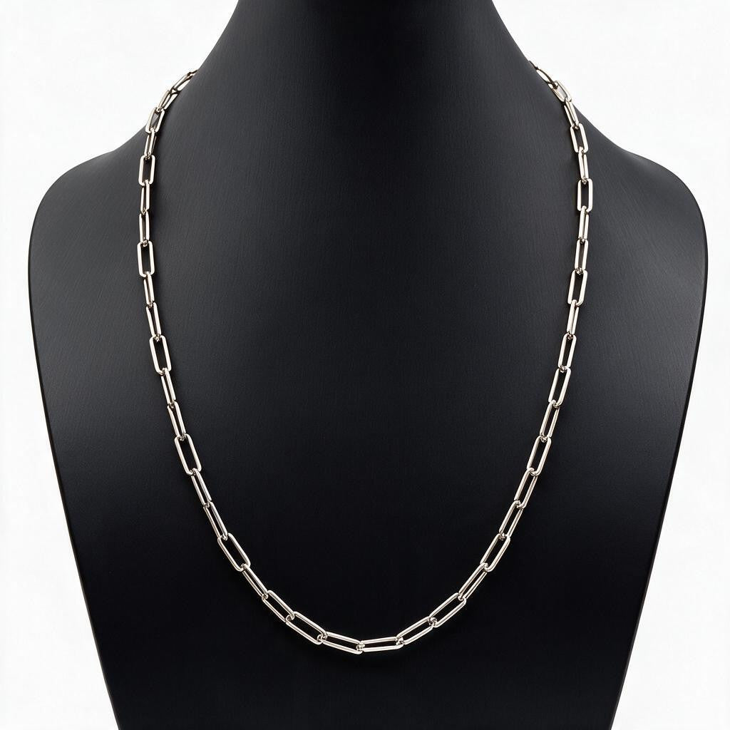 Ankerkette weit 3,5 mm aus 925 Silber - Gliederkette