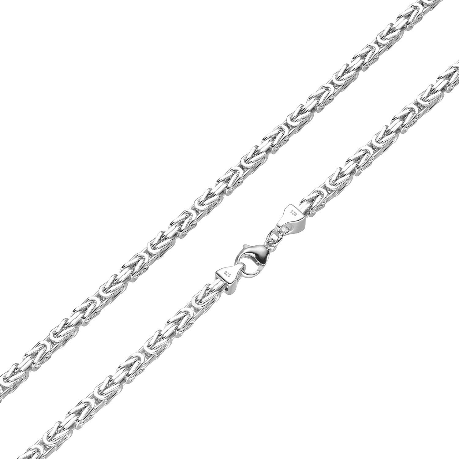 5mm Königskette 925 Silber Halskette