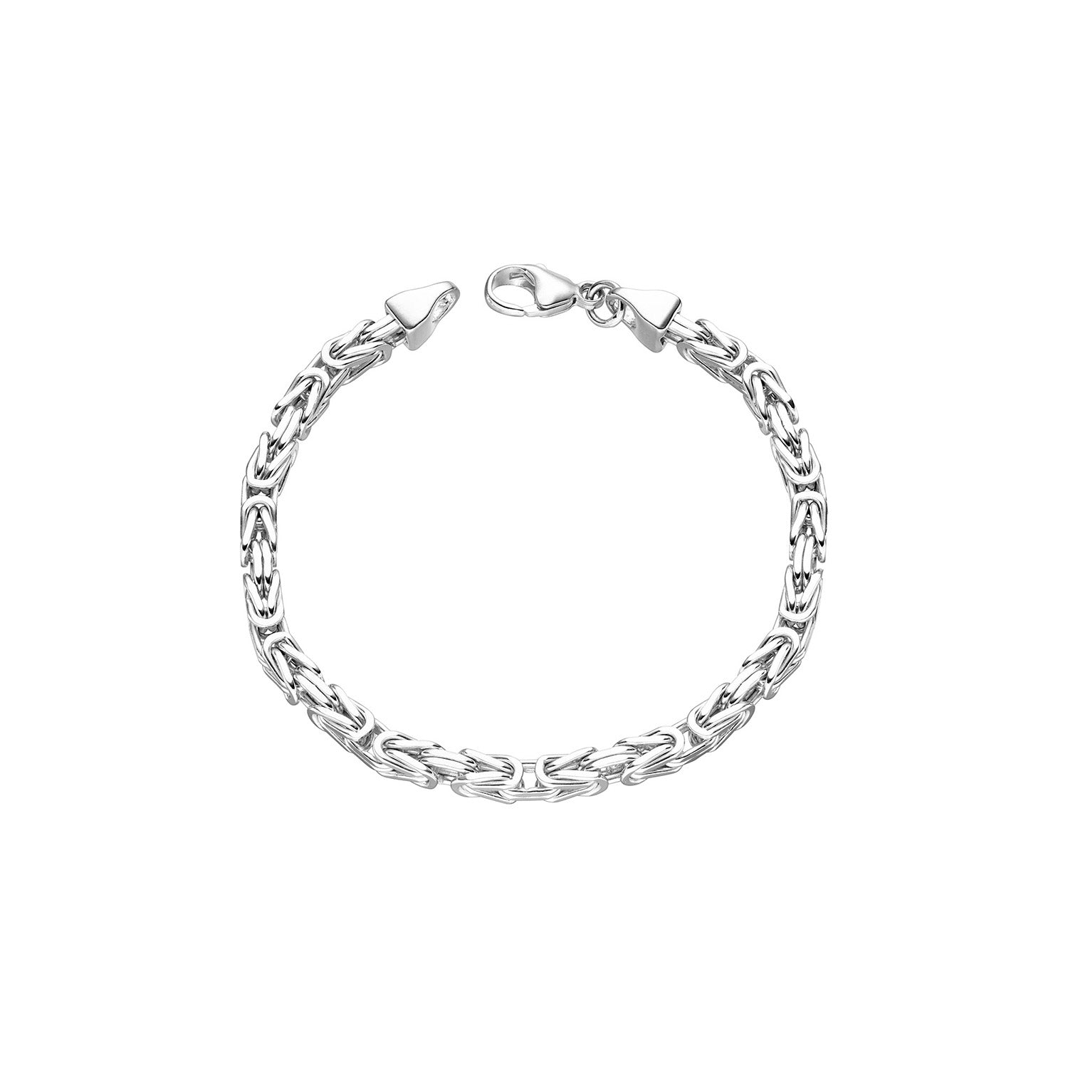 5mm Königskette 925 Silber Armband