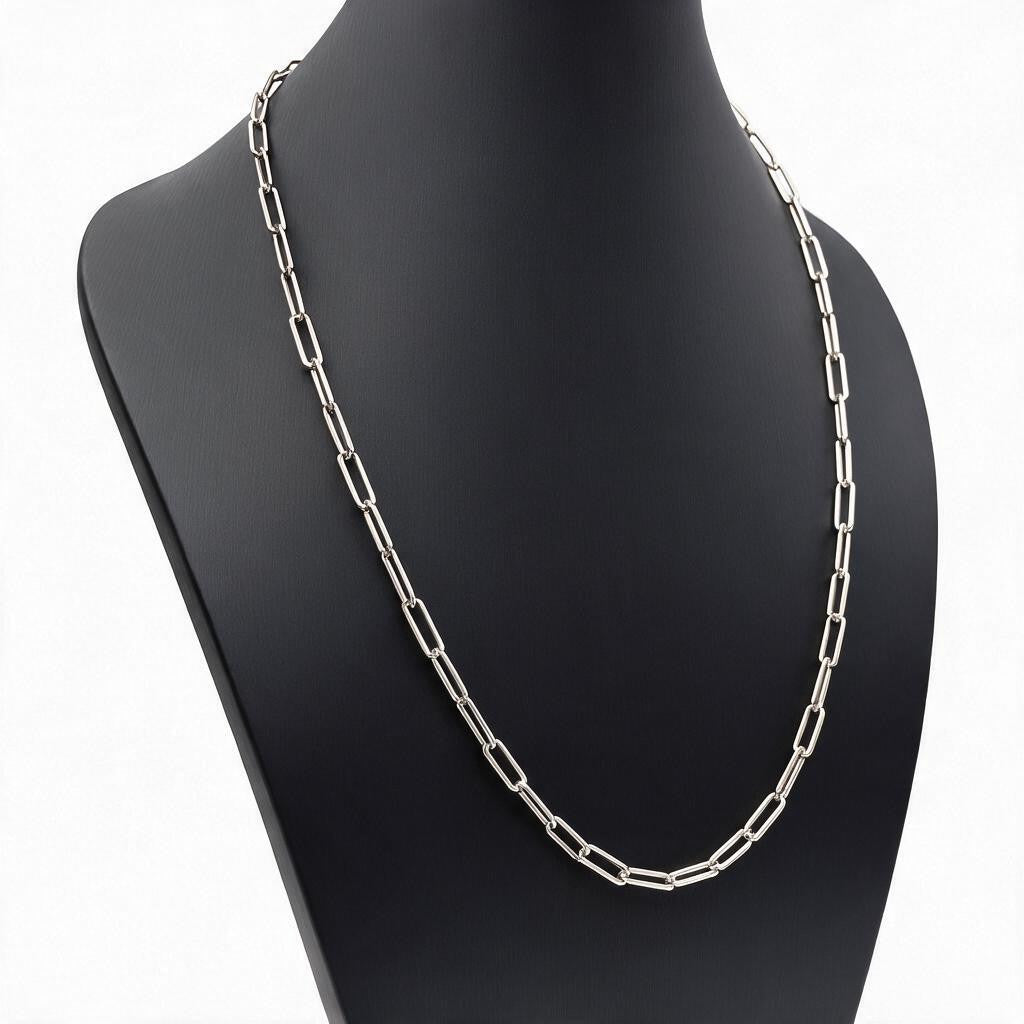 Ankerkette weit 3,5 mm aus 925 Silber - Gliederkette