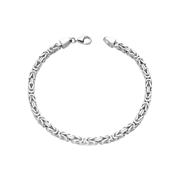 Königsarmband 4mm aus 925er Silber